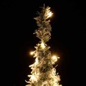 VidaXL Sztuczna choinka typu pop-up, ośnieżona, 100 LED, 150 cm