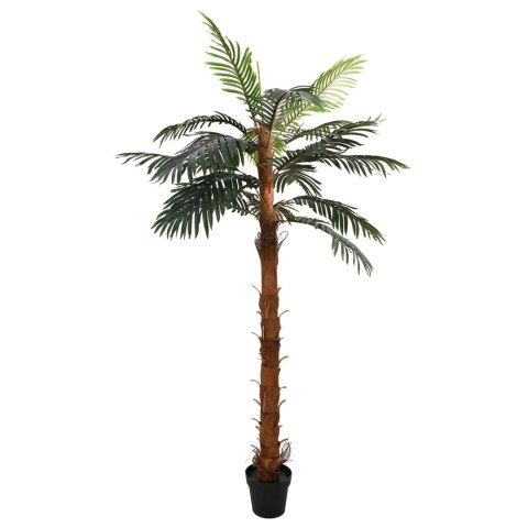 VidaXL Sztuczne drzewo kokosowe zielony 70 x 20 x 200 cm