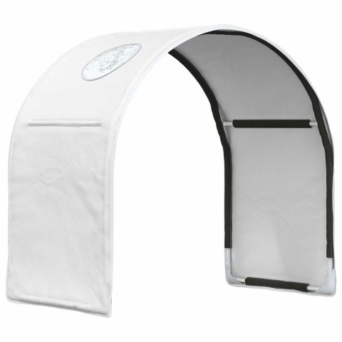 VidaXL Tunel do łóżka 2 pcs Biały 211 x 52,5 x 2 cm Poliester