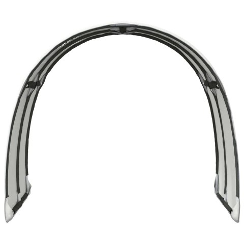 VidaXL Tunel do łóżka 2 pcs Biały 211 x 67.5 x 2 cm Poliester