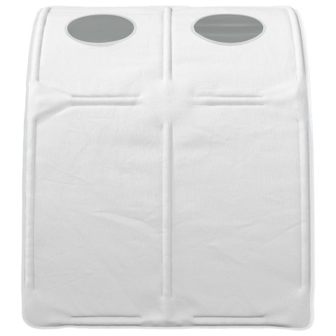 VidaXL Tunel do łóżka 2 pcs Biały 211 x 67.5 x 2 cm Poliester