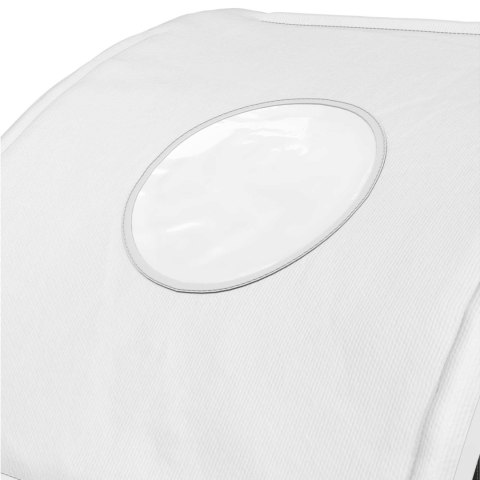 VidaXL Tunel do łóżka 2 pcs Biały 211 x 67.5 x 2 cm Poliester