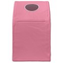 VidaXL Tunel do łóżka 2 pcs różowy 211 x 52,5 x 2 cm Poliester