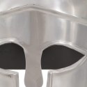 VidaXL Replika zabytkowego hełmu greckiego żołnierza LARP srebrna stal