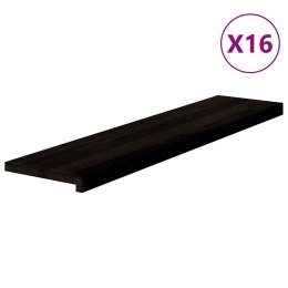 VidaXL Stopnie schodowe 16 szt. brązowe 110x30x2 cm lite drewno dębowe