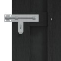 VidaXL Brama ogrodowa 100 x 150 cm WPC i aluminium Czarny