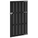 VidaXL Brama ogrodowa 100 x 180 cm WPC i aluminium Czarny