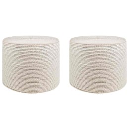 LINA JUTOWA 2 PCS 2 BIAŁY 100% JUTA TOSSA
