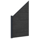 PANEL OGRODZENIOWY 6 EL. WPC I ALUMINIUM CZARNY 965X186CM
