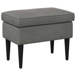 VidaXL Stołek na Stopy ciemnoszary 55 x 35 x 41 cm Welur