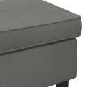 VidaXL Stołek na Stopy ciemnoszary 55 x 35 x 41 cm Welur