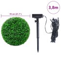 VidaXL Sztuczne kule bukszpanowe z diodami LED 2 szt. Zielone 55 cm