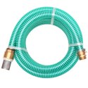 VidaXL Wąż ssący z mosiężnymi złączkami, 3 m, 25 mm, zielony