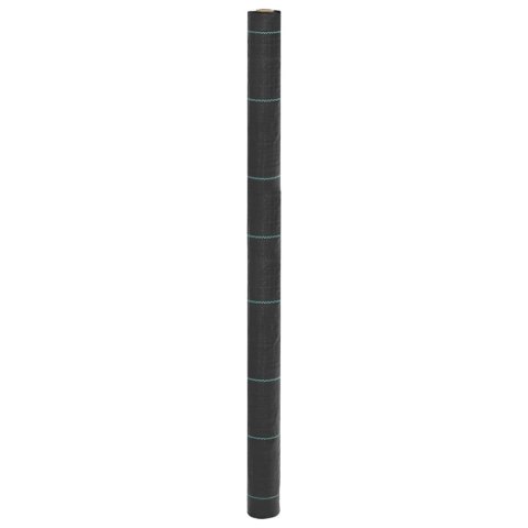 VidaXL Agrowłóknina antychwastowa, czarna, 1,5x10 m, PP