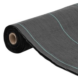 VidaXL Agrowłóknina antychwastowa, czarna, 1,5x10 m, PP