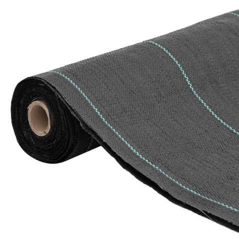 VidaXL Agrowłóknina antychwastowa, czarna, 1,5x10 m, PP