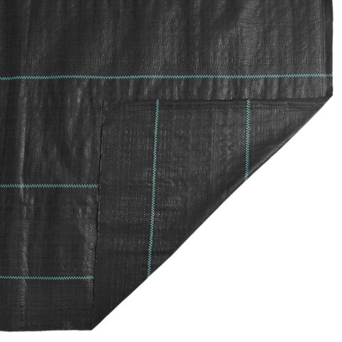 VidaXL Agrowłóknina antychwastowa, czarna, 4x25 m, PP