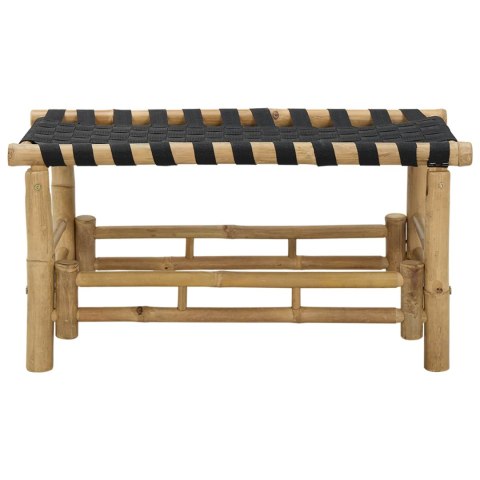 VidaXL Ławka ogrodowa 80 x 38 x 40 cm Bambus Naturalny Prostokątny