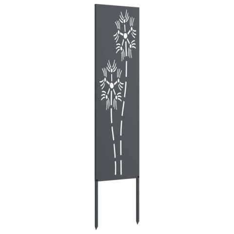 EKRAN ZAPEWNIAJĄCY PRYWATNOŚĆ W OGRODZIE ANTRACYT 32X1,7X140CM