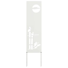 EKRAN ZAPEWNIAJĄCY PRYWATNOŚĆ W OGRODZIE BIAŁY 32X1,7X140CM