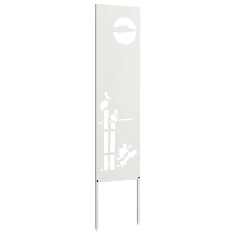 EKRAN ZAPEWNIAJĄCY PRYWATNOŚĆ W OGRODZIE BIAŁY 32X1,7X140CM