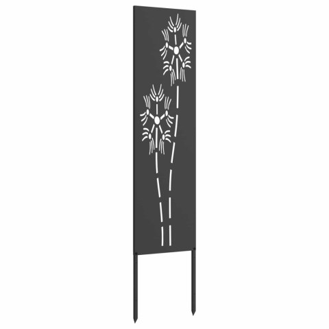 EKRAN ZAPEWNIAJĄCY PRYWATNOŚĆ W OGRODZIE CZARNY 32X1,7X140CM