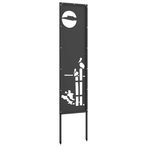EKRAN ZAPEWNIAJĄCY PRYWATNOŚĆ W OGRODZIE CZARNY 32X1,7X140CM