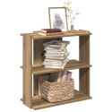 VidaXL Regał 3-poziomowy Artisan Oak 60x30x60 cm Drewno klejone
