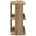 VidaXL Regał 3-poziomowy Artisan Oak 60x30x60 cm Drewno klejone