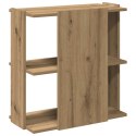 VidaXL Regał 3-poziomowy Artisan Oak 60x30x60 cm Drewno klejone