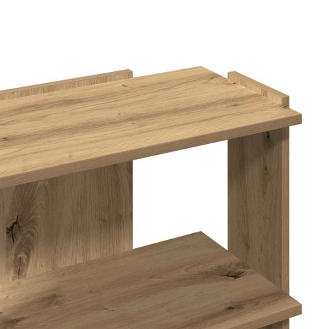 VidaXL Regał 3-poziomowy Artisan Oak 60x30x60 cm Drewno klejone