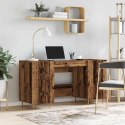 VidaXL Biurko Stare drewno 140 x 50 x 75 cm Materiał drewnopochodny