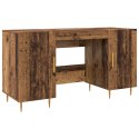 VidaXL Biurko Stare drewno 140 x 50 x 75 cm Materiał drewnopochodny