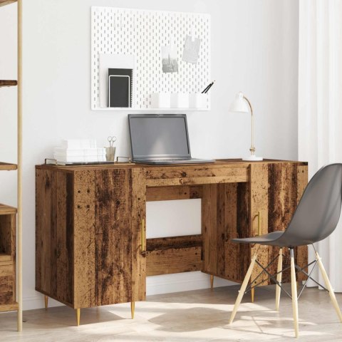 VidaXL Biurko Stare drewno 140 x 50 x 75 cm Materiał drewnopochodny