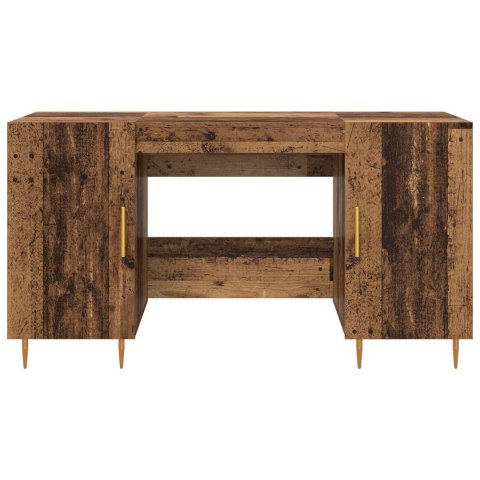 VidaXL Biurko Stare drewno 140 x 50 x 75 cm Materiał drewnopochodny