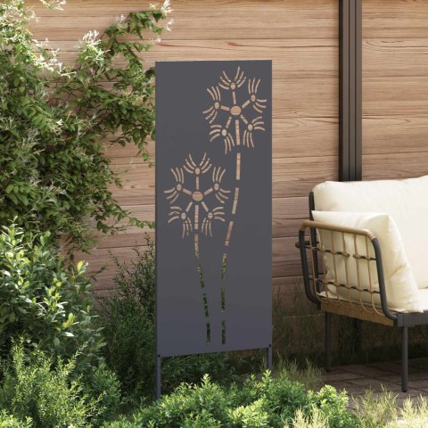 EKRAN ZAPEWNIAJĄCY PRYWATNOŚĆ W OGRODZIE ANTRACYT 50X1,7X140CM