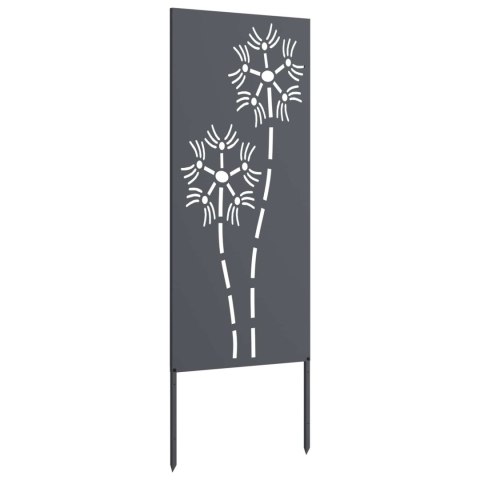 EKRAN ZAPEWNIAJĄCY PRYWATNOŚĆ W OGRODZIE ANTRACYT 50X1,7X140CM