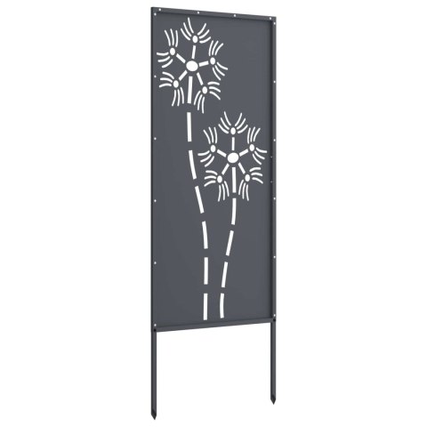 EKRAN ZAPEWNIAJĄCY PRYWATNOŚĆ W OGRODZIE ANTRACYT 50X1,7X140CM