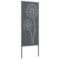 EKRAN ZAPEWNIAJĄCY PRYWATNOŚĆ W OGRODZIE ANTRACYT 50X1,7X140CM