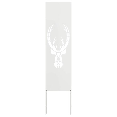 EKRAN ZAPEWNIAJĄCY PRYWATNOŚĆ W OGRODZIE BIAŁY 32X1,7X140CM