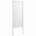 EKRAN ZAPEWNIAJĄCY PRYWATNOŚĆ W OGRODZIE BIAŁY 50X1,7X140CM