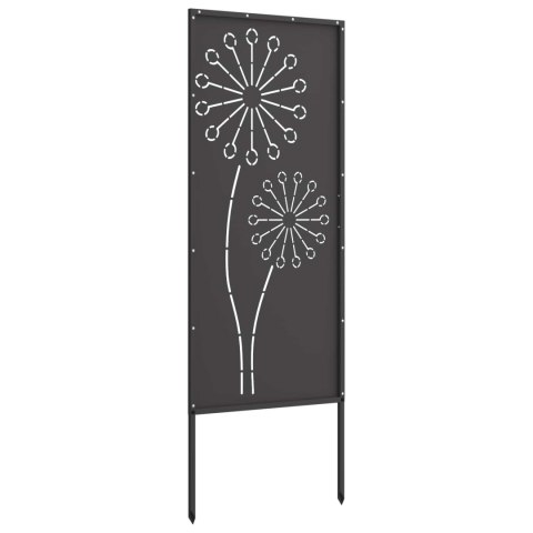EKRAN ZAPEWNIAJĄCY PRYWATNOŚĆ W OGRODZIE CZARNY 50X1,7X140CM