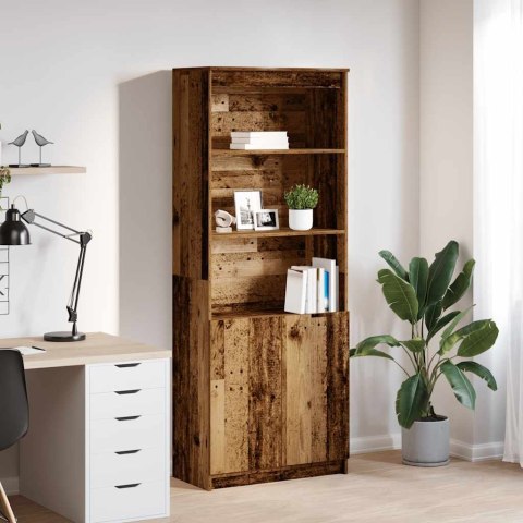 VidaXL Komoda Stara Drewno 70x35x180 cm Drewno klejone