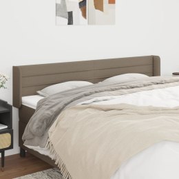 VidaXL Zagłówek uszak, taupe, 163x16x78/88 cm, tkanina
