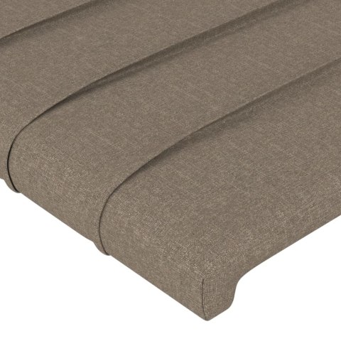 VidaXL Zagłówek uszak, taupe, 83x23x118/128 cm, tkanina