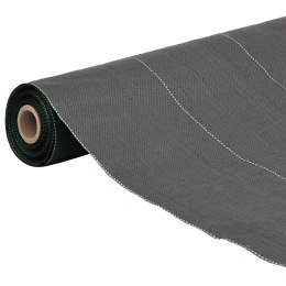 VidaXL Agrowłóknina antychwastowa, czarna, 0,5x10 m, PP