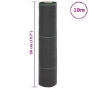 VidaXL Agrowłóknina antychwastowa, czarna, 0,5x10 m, PP