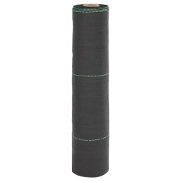 VidaXL Agrowłóknina antychwastowa, czarna, 0,5x25 m, PP