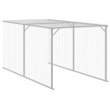 VidaXL Kurnik z wybiegiem, jasnoszary, 117x1017x123 cm, stal
