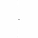 VidaXL Drzwi wewnętrzne, 93x201,5 cm, białe, szkło ESG i aluminium